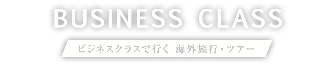 business class ビジネスクラスで行く 海外旅行・ツアー